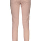 Pink Cotton Women Jeans