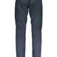 Blue Cotton Men Trouser