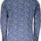 Blue Cotton Men Shirt