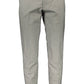 Gray Cotton Men Trouser