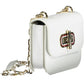 White Leather Women Handbag