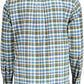 Blue Cotton Men Shirt