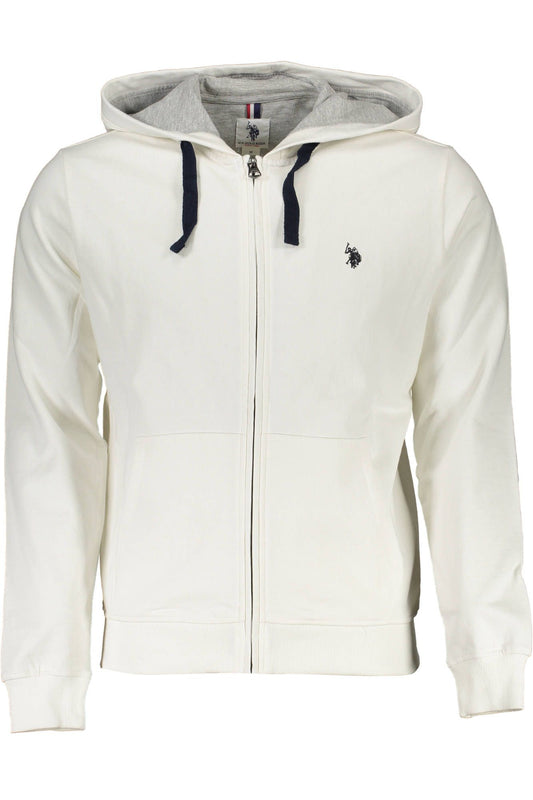 White Cotton Men Sweater