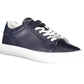 Blue Polyester Men Sneaker