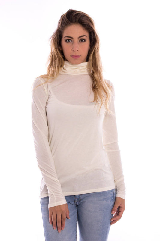 White Wool Women T-Shirt