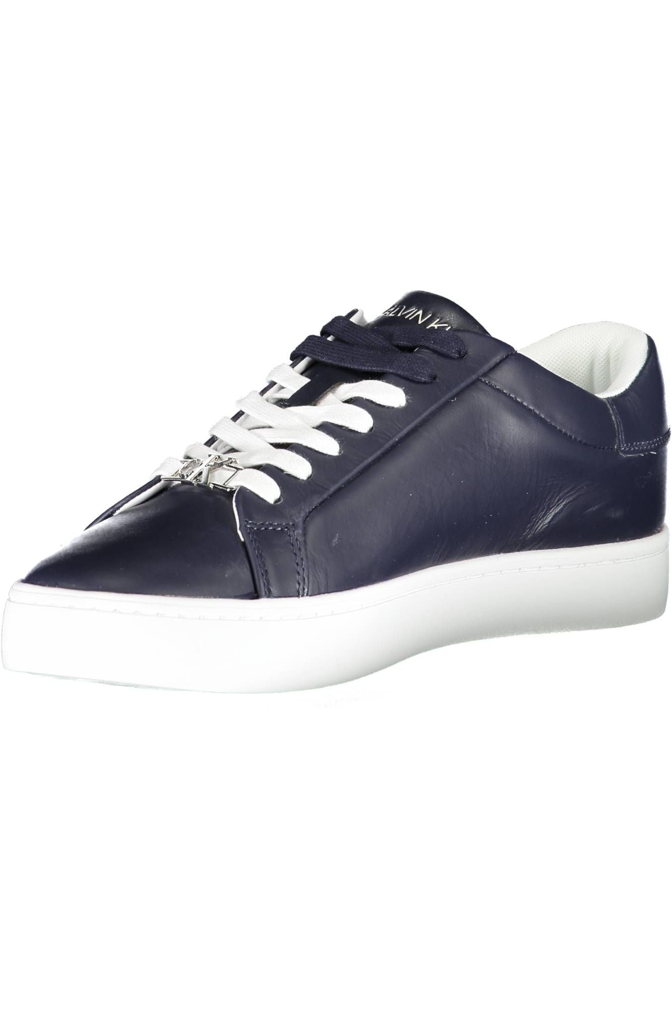 Blue Polyester Men Sneaker
