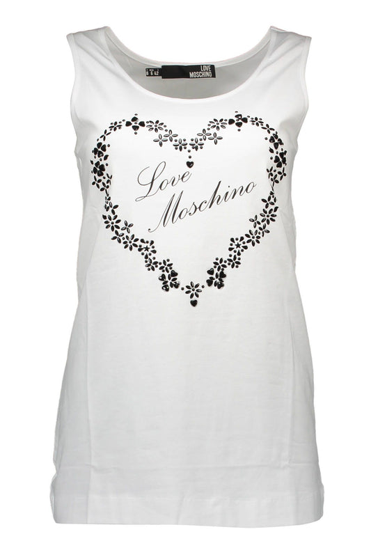 White Cotton Women Top