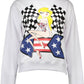 White Cotton Women Sweater