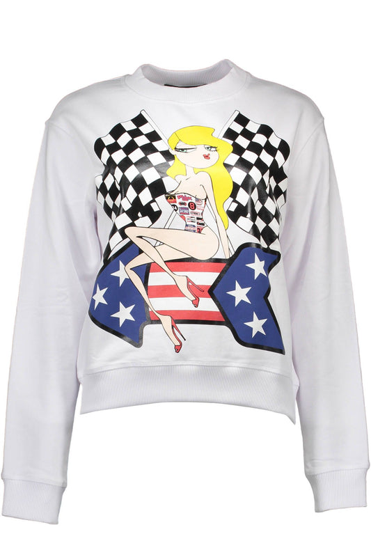 White Cotton Women Sweater
