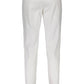 White Polyester Women Pant