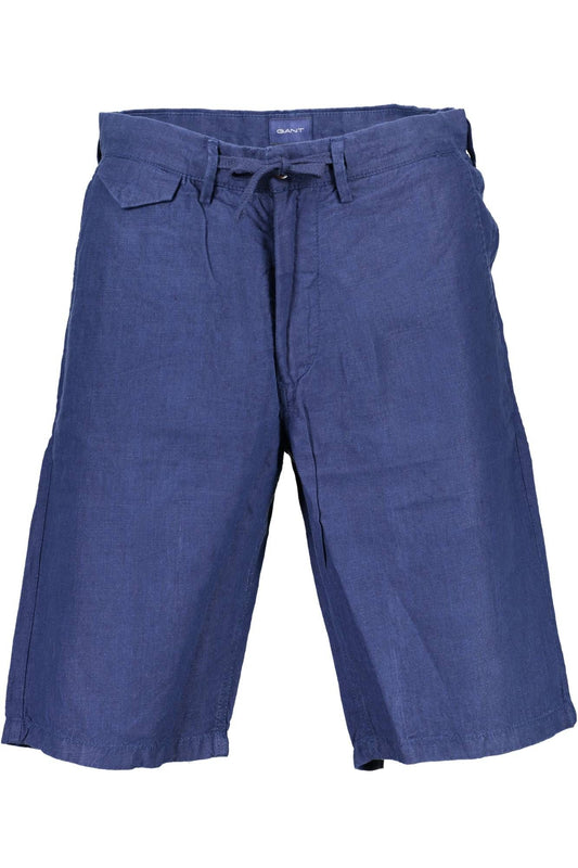 Blue Linen Men Pant