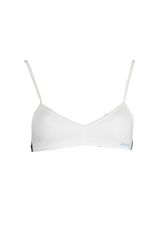 White Cotton Women Bra