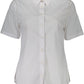 White Cotton Women Shirt