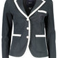 Blue Cotton Women Jacket