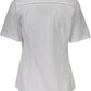 White Cotton Women Shirt