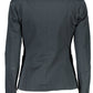 Blue Cotton Women Jacket
