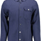 Blue Wool Men Cardigan