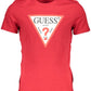 Red Cotton Men T-Shirt
