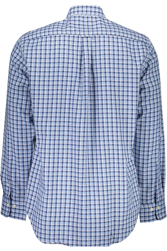 Light Blue Cotton Men Shirt