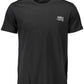 Black Cotton Men T-Shirt