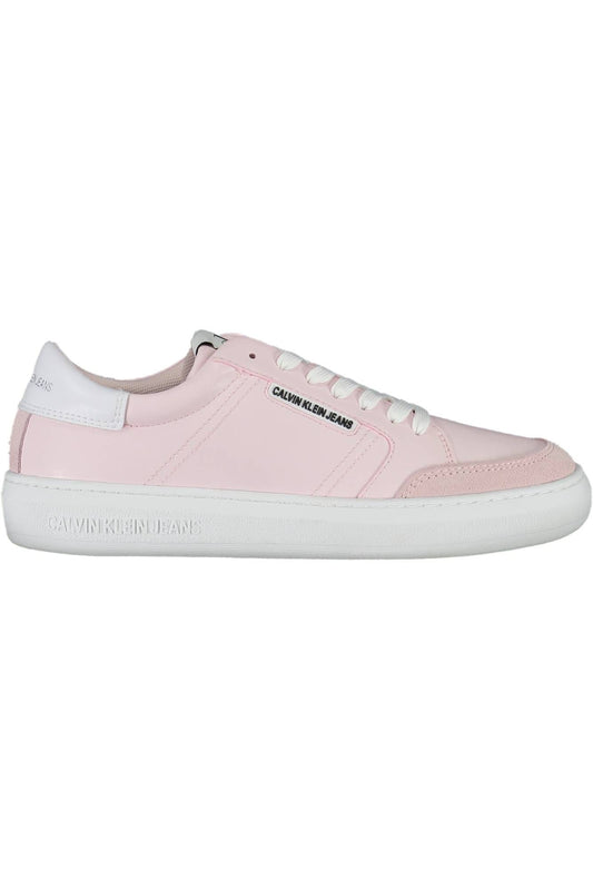 Pink Polyester Women Sneaker