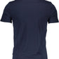 Blue Cotton Men T-Shirt
