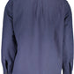 Blue Cotton Men Shirt