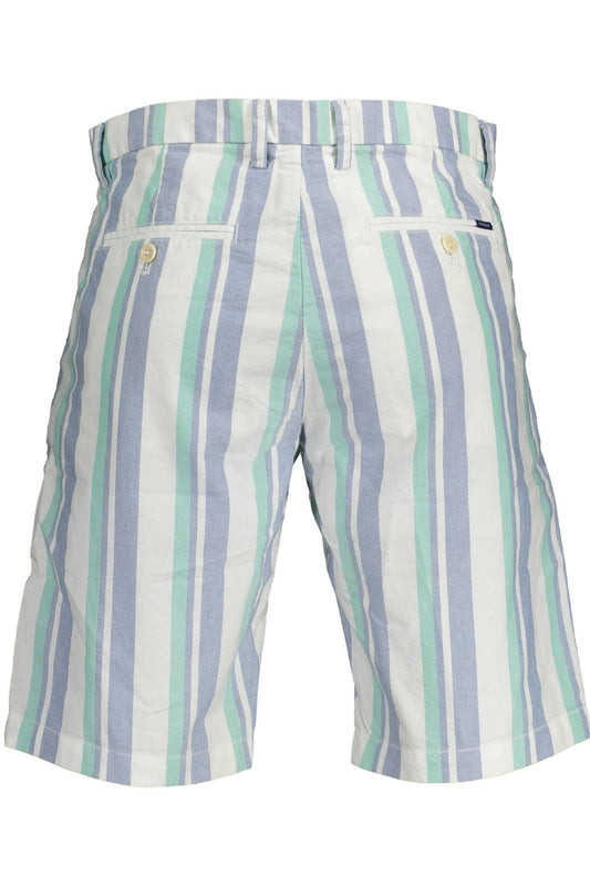 White Cotton Men Bermuda