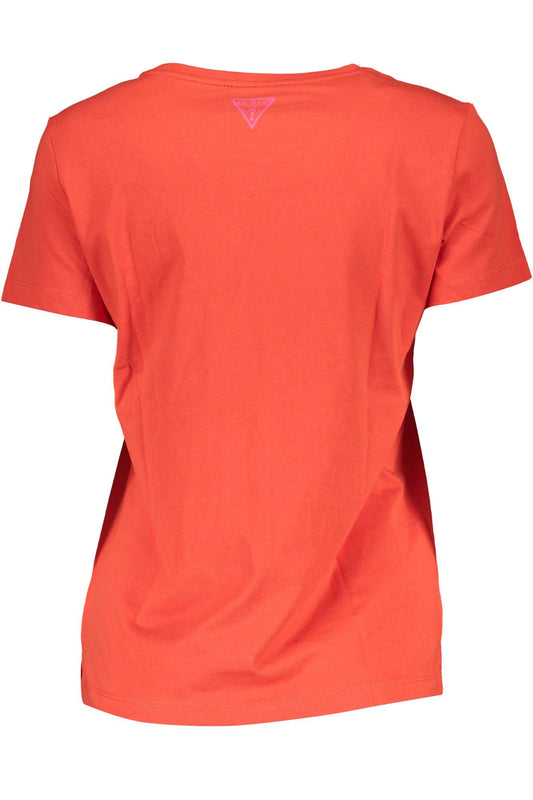 Red Cotton Women TShirt