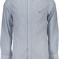Light Blue Cotton Men Shirt