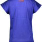 Blue Cotton Women T-Shirt