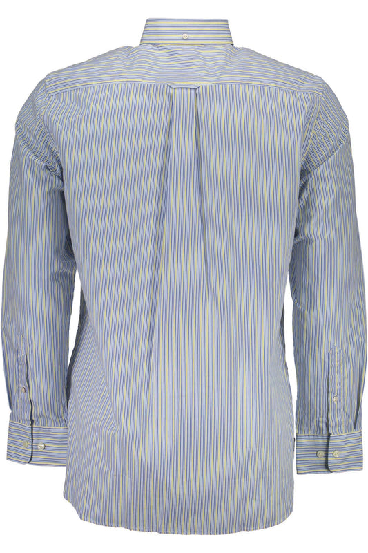 Light Blue Cotton Men Shirt