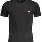 Black Cotton Men T-Shirt