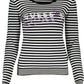 Black Viscose Women Shirt