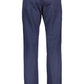 Blue Cotton Men Pant