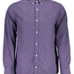 Blue Cotton Men Shirt