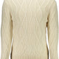 White Cotton Men Sweater
