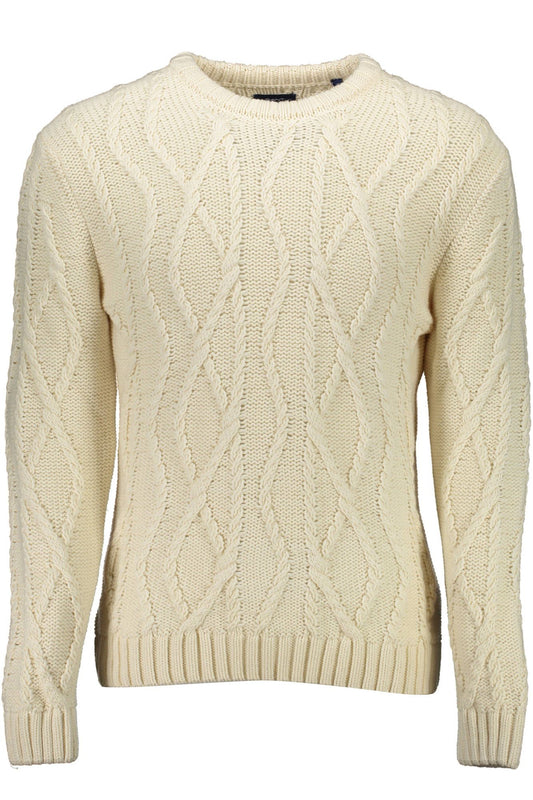 White Cotton Men Sweater