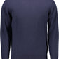 Blue Wool Men Sweater