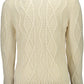 White Cotton Men Sweater
