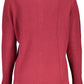 Red Cotton Women Cardigan