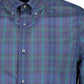 Green Cotton Men Shirt