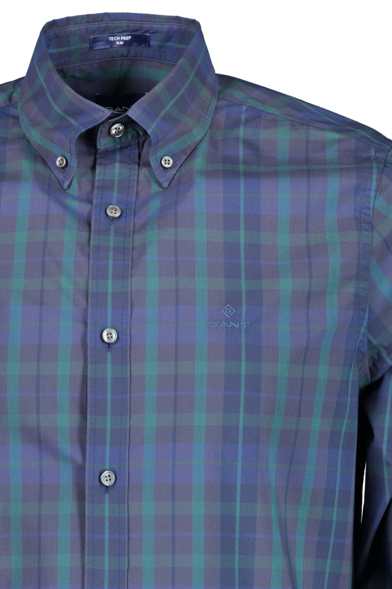 Green Cotton Men Shirt
