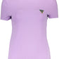 Purple Cotton Women T-Shirt