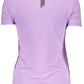 Purple Cotton Women T-Shirt