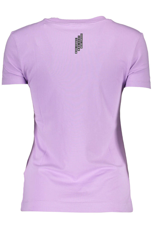 Purple Cotton Women T-Shirt