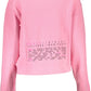 Pink Cotton Women Sweater