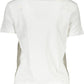 White Cotton Women TShirt