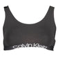 Black Cotton Women Sports Bra