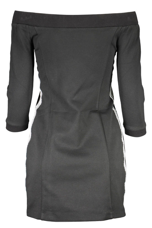Black Polyester Women Dress
